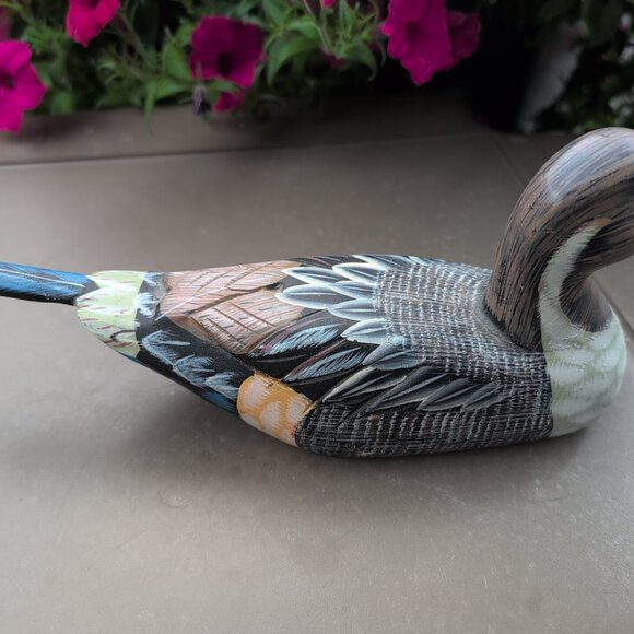 Vintage Wooden Pintail Decoration Land And Sea Collectibles - Picture 3 of 4